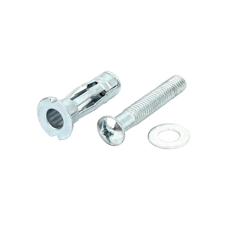 Sourcingmap M8x37mm Expansion Bolt Sleeve Anchor 5pcs for 6mm-13mm Hollow