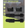 Hood Latch with Catch Bracket 2PCS Compatible with Hummer H2