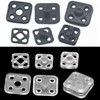 Bluemoona 60 Sets - 7mm Plastic Poppers Press Studs Sew