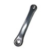Shikishima Bicycle, Right Aluminum Crank, 6.5 inches (165 mm), Electric Assist Bicycle, Silver