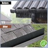 BJADE'S Gutter Valley Splash Guard,6 Pcs 10 x 4 Inch