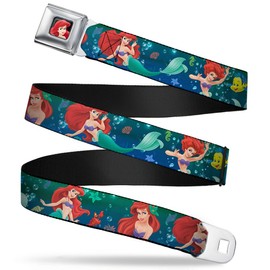 Buckle-Down Seatbelt Belt Little Mermaid Ariel Regular