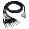 keepdrum SNA56-8 Multicore Cable Snake Sub-D DB-25 to 8x 6.35