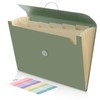 SKYDUE Accordion File Organizer, Expanding File Folder with 7 Pockets,