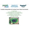 PondH2o Floating Water Lily Fountain Pump, Perfect Pond Aerator for