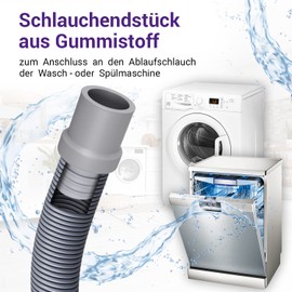 Viоks.pro Connector Drain Hose Diameter 22 mm - Adapter for Dishwasher Drain Hose, Washing Machine Drain & Drain Hose End Piece