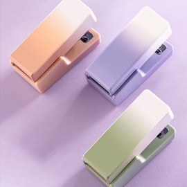 Delhi Nusign mini stapler set gradient 33 needle green / 누사인 미니 스테이플러 세트 그라데이션 33호침 그린