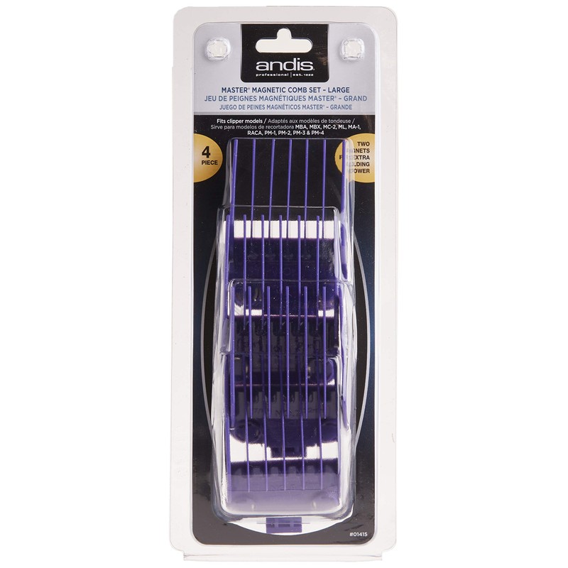 Andis 01415 Master Dual Magnet Large Comb Set - Crafted