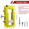 YUEHISY Adjustable Door Hinge Mortiser Kit - 3" to 5"