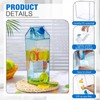 Remerry 3 Pcs 34oz Milk Carton Water Bottle Square Milk