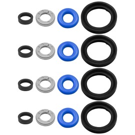 Fuel Injector Seal Repair Kit Fit for Hyundai Sonata Kia Sorento 2.4L 2015-2018 Replace 353102GGA0 35310-2GGA0 35310-2GGA1, 4 Sets