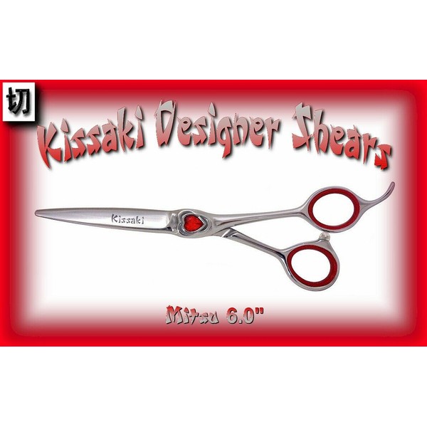 Kissaki Pro Hair 6.0" Mitsu Salon Hairstylist Shears Hair Cutting Scissors