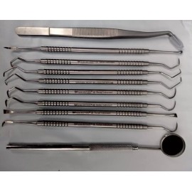 NOMI BROTHERS Dental Composite Resin Filling Filled Repair Spatula Instruments Tools 10 Pcs