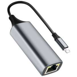 Junsky [MFi Certified] Lightning to Ethernet Adapter, 100Mbps Lightning to RJ45 Ethernet LAN Network Adapter, Compatible for i-Phone 14/13/12/11/i-Pad/i-Pod, Plug and Play (Non-POE)