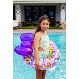 Igarashi RLC-70RV Float Ring, 27.6 inches (70 cm), Purple Lace Yukiwa (with Ribbon), Rope Included