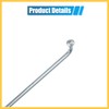 REPAIROCK 12pcs 14G J Bend Bicycle Galvanized Spokes 220mm 8.66"