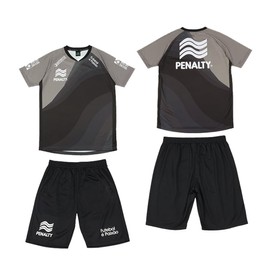 Penalty Soccer Futsal Practice Top and Bottom Set, High Light Plus Suit, Top and Bottom Set, charcoal