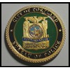 Portland Police Department Colorized Challenge Art Coin