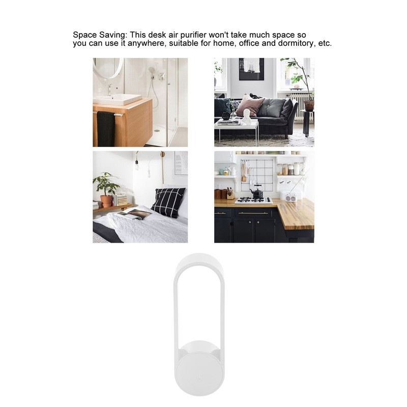 Mini Air Purifier USB Plug and Play Negative Ion Dedusting