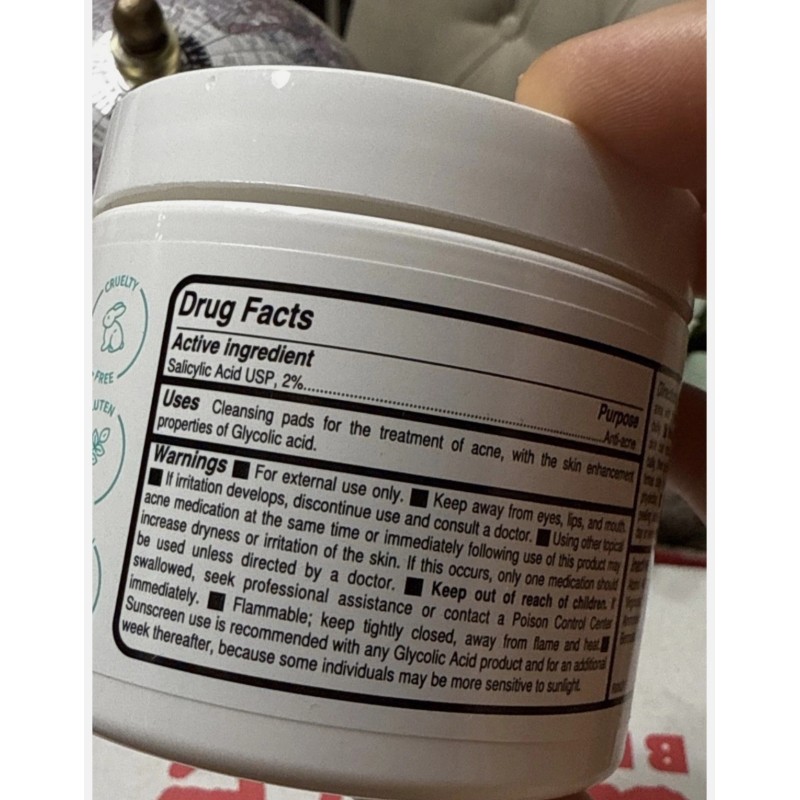 Replenix Gly-Sal Clarifying Acne Pads 60-Pads Exp 8/27 Fresh Batch!