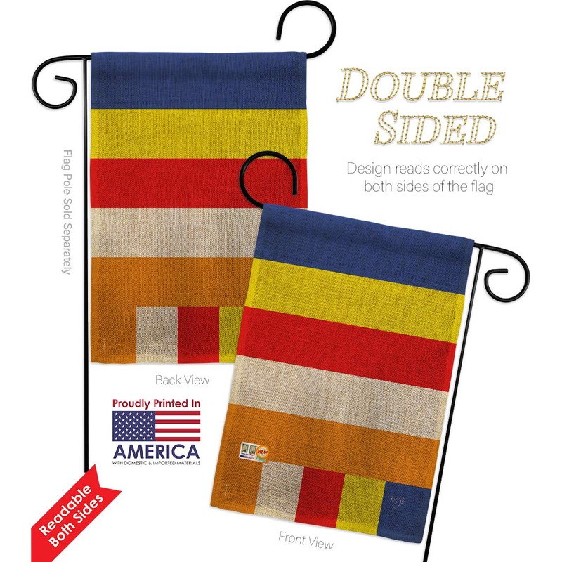 Breeze Decor Faith Buddhist Garden Flag Religious Hope Grace Peace