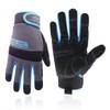 HANDLANDY Utility Work Gloves Mens & Women, Safety Mechanic Gloves