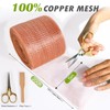 Copper Mesh Rodent Control Copper Wool for Slugs Mice Pest