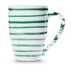 GMUNDNER KERAMIK Breakfast Cup Supermax Capacity 0.5 Litres Green Flamed