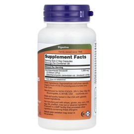 NOW Foods, Saccharomyces boulardii, Probiotic, 5 Billion CFU, 60 Veg Capsules / NOW Foods (나우푸드), 사카로미세스 보울라디, 프로바이오틱, 50억CFU, 베지 캡슐 60정