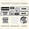 42 Pieces Teacher Toolbox Labels Tool Box Storage Label Classroom