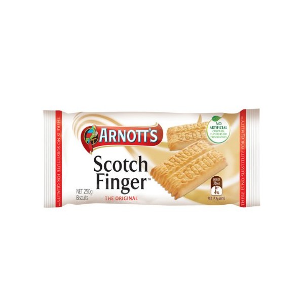 Arnott's Scotch Finger Biscuits 250g.