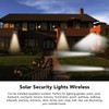 Solar Fence Lights 3 Lighting Modes Motion Sensor Security Lights