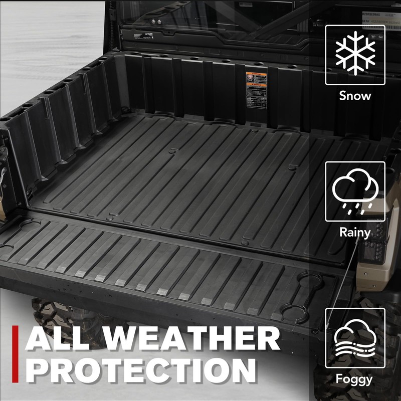 AUPOWER Cargo Bed Mat for Polaris Ranger 1000/1000 XP/1000 XP