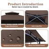SCOCANOPY Replacement Canopy Grill BBQ Gazebo Roof Top, for Gazebo