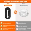 Child Proof Stove Knob Locks - Silicone Push-Turn Knobs Safety