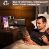 Yirilan Wood Phone Docking Station, Nightstand Organizer, Birthday Gifts for