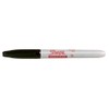 SHARPIE Rotuladores permanentes industriales, punta fina, negro, caja de 12