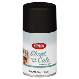 3 Oz Flat Black Short Cuts® Spray Paint [Set of 6]