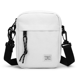 Donboly Sling Chest Crossbody Bag, Waterproof Shoulder Bag, Crossbody Bag Backpack for Men and Women, Hiking, Outdoor Sports, White