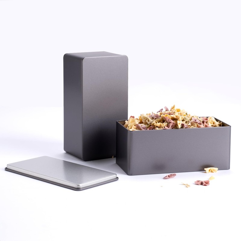 Tianhui Rectangle Metal Boxes Tin container for Small Storage Container