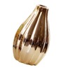iplusmile 1Pc Unique Gold Ceramic Vase Simple Desktop Decoration for