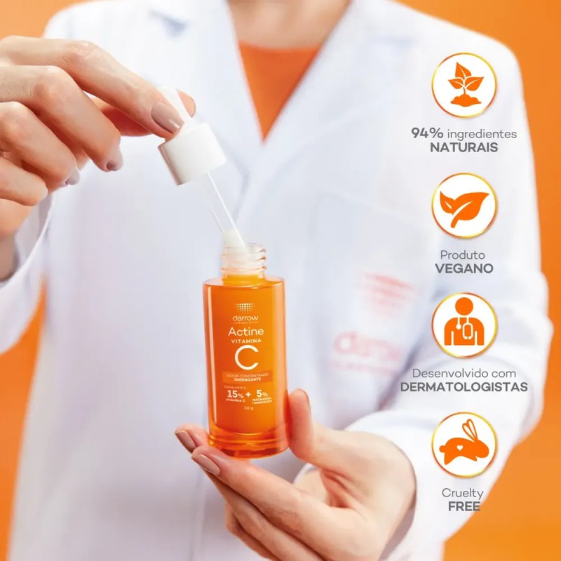 Sérum Darrow Actine Con Vitamina C, 30 Ml, Para Piel