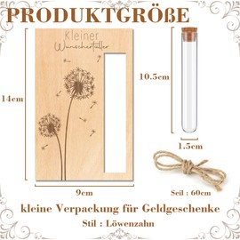 Sugeru Money Gifts Packaging Wish Filler Money Gift Money Gifts Birthday Wooden Funny Wedding Gift Wish Filler Dandelion Wedding Gifts for Bride and Groom Gift