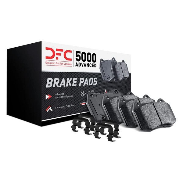 Dynamic Friction Company 5000 Advanced Brake Pads - Low Metallic