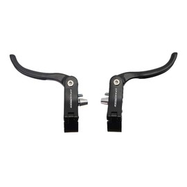 UPANBIKE Bicycle Additional Brake Lever Set Aluminum Alloy 22.2mm 23.8mm for Road Bikes (Black, 22.2mm)