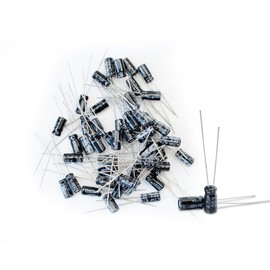 Innfeeltech Electrolytic Capacitors 4.7uF 50V Aluminium Radial Electrolytic Capacitors Pack of 50