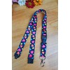 Lanyard neck strap for id card badge holder with safety