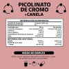 Picolinato Cromo Canela Tecnología Cápsulas Veganas Vcaps Vitaminas Mujer Hombre