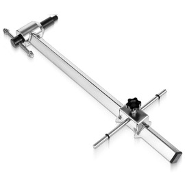 Qulkws Bike Derailleur Hanger Alignment Gauge Tool for 20” to 29” Stainless Steel Bicycle Wheel Repair Maintenance Tool for Mountain Biking Road Cycling Wheels