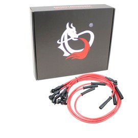 AIP Electronics Dragon FIRE Performance Street Series Direct Fit 8mm Low Ohm Spark Plug Wire Set Compatible with 1992-1995 Toyota 4Runner Pickup and T100 3.0L V6 90919-21579 PWJ271